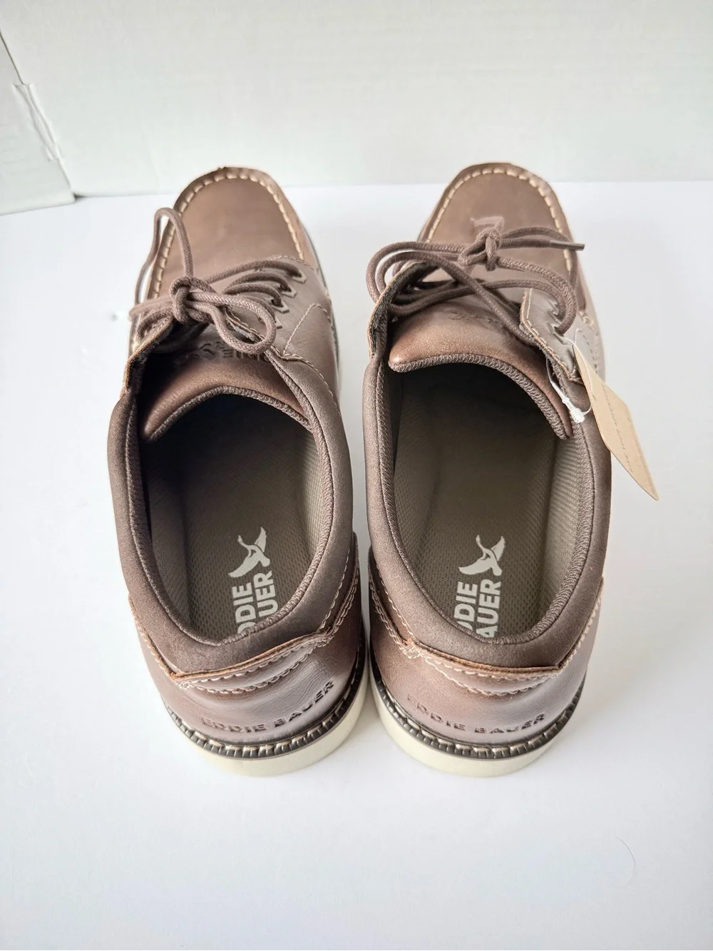 Eddie Bauer Stridertan Shoes Lace Up Casual  Mens 12 M Color Tan 120713 1NWT